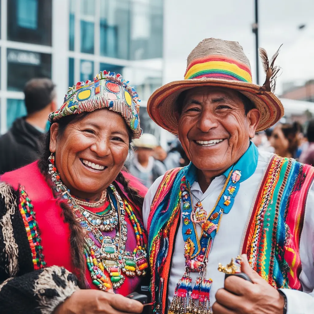 Peruano feliz tras conseguir un préstamo de empeno